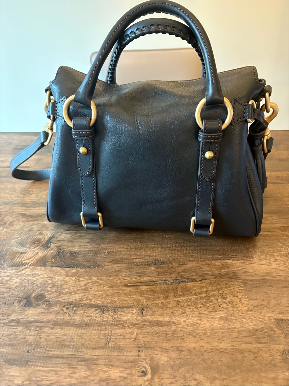 Dooney & Bourke Florentine Satchel in Black Black - Picture 4 of 8